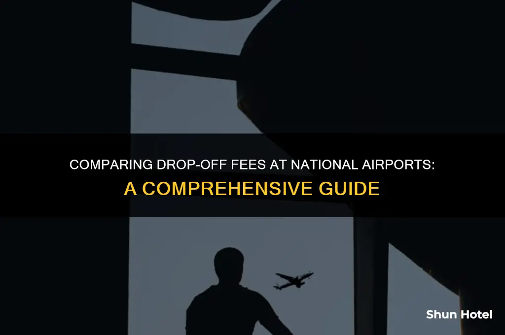 how much does national charge for drop off different airport