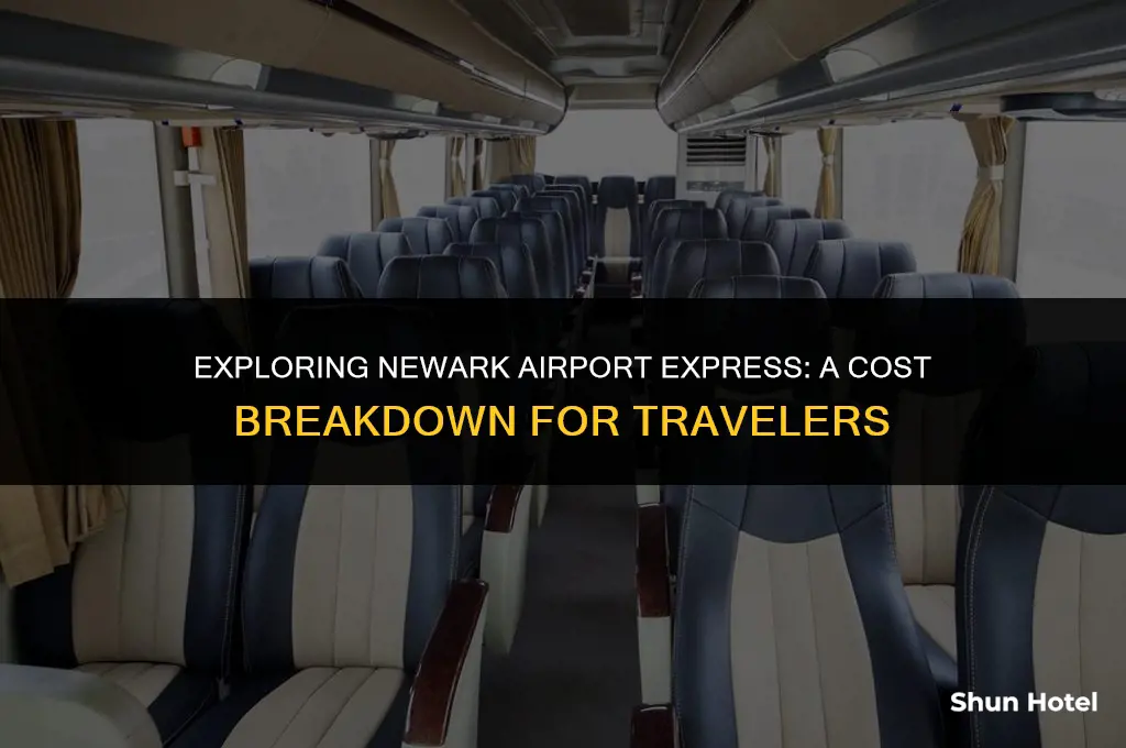 how much does newark airport express cost