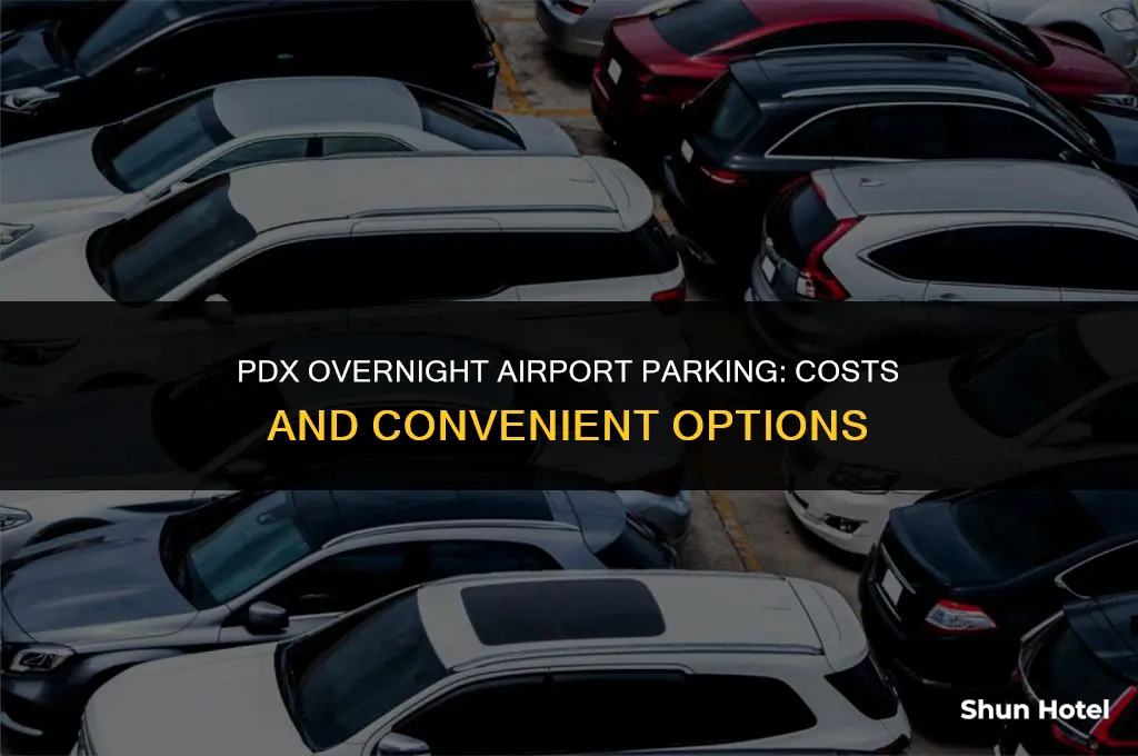 how much does overnight airport parking pdx