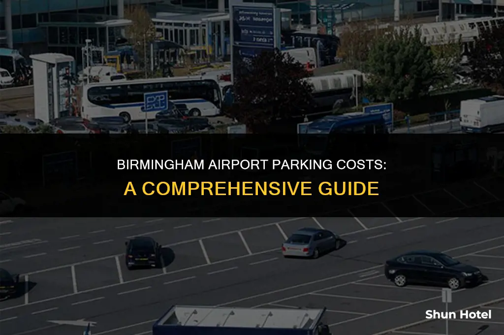 how much does parking at birmingham airport cost