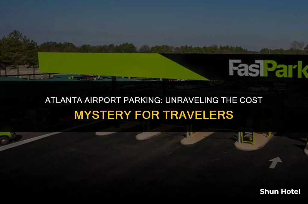 how much does parking cost at atlanta airport