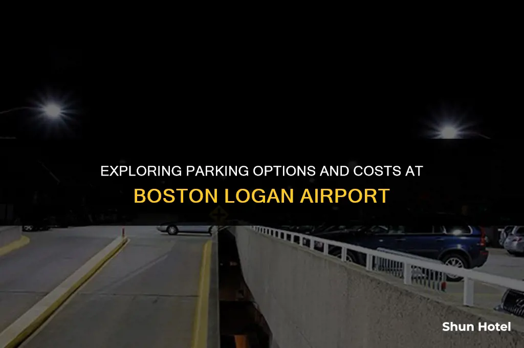 how much does parking cost at boston logan airport