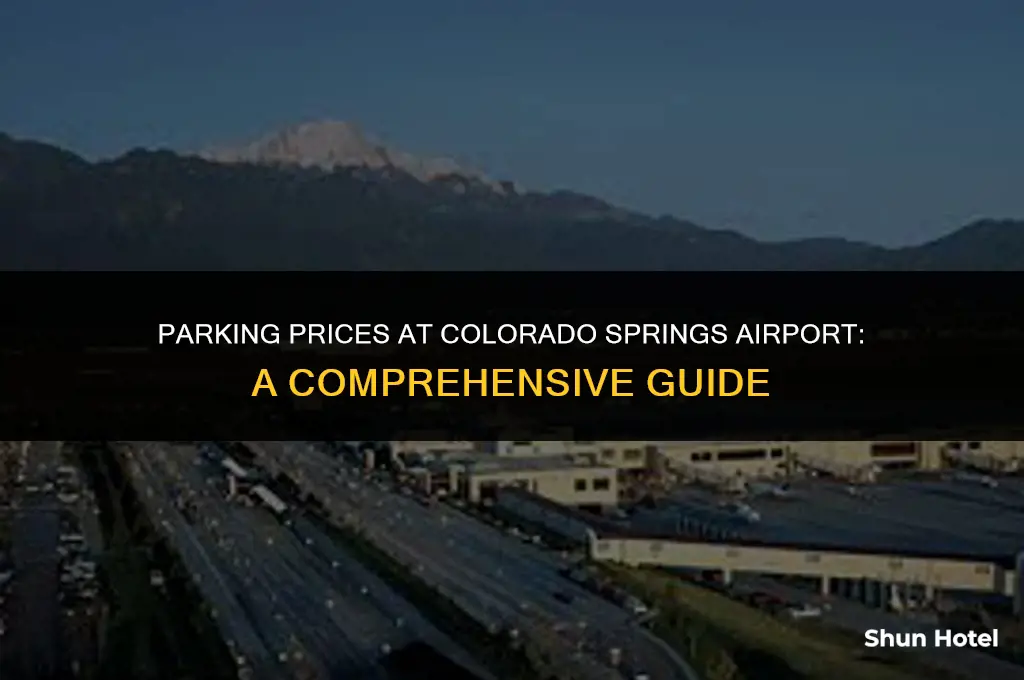 how much does parking cost at colorado springs airport