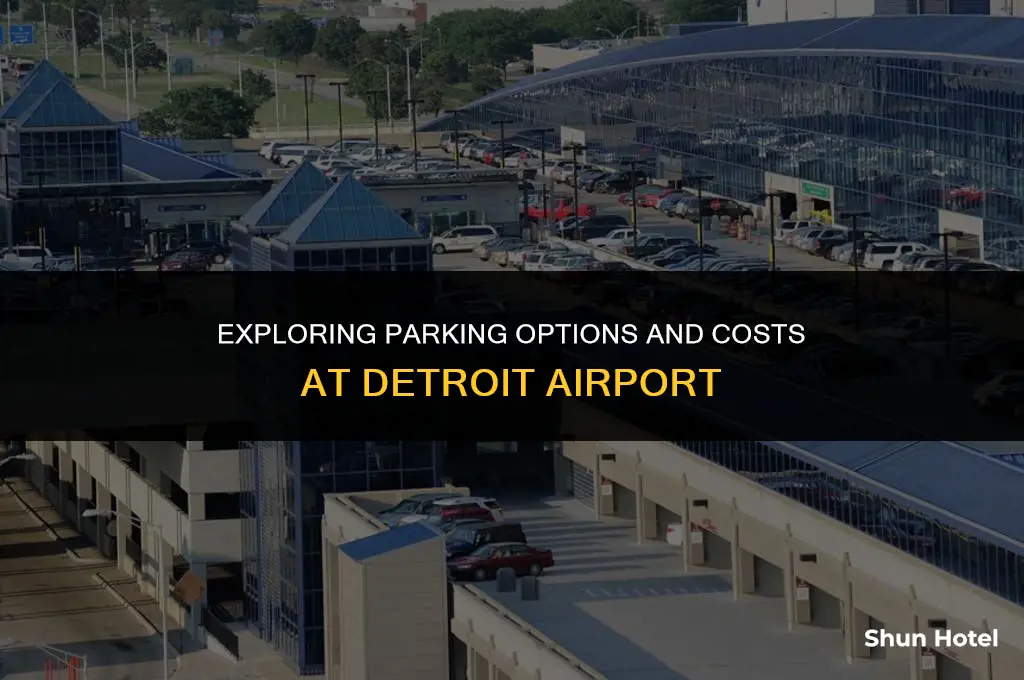 how much does parking cost at detroit airport