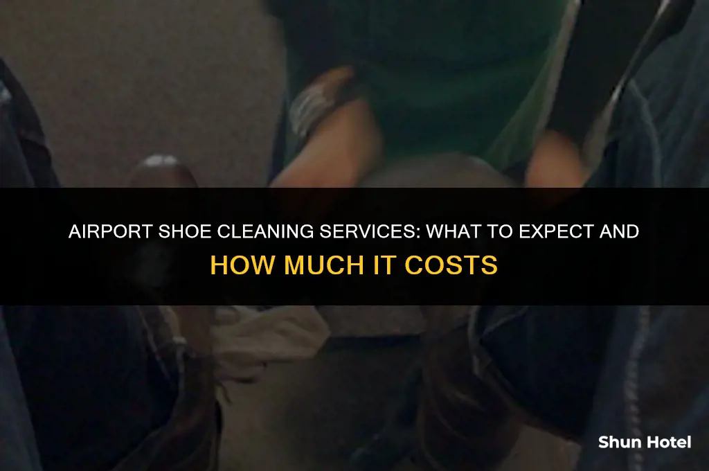 how much does shoe cleaning cost at airport