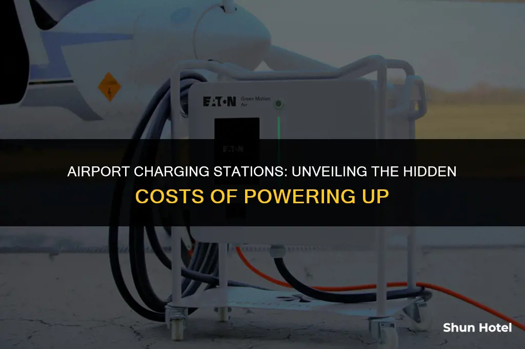 how much does the airport charge for charging station