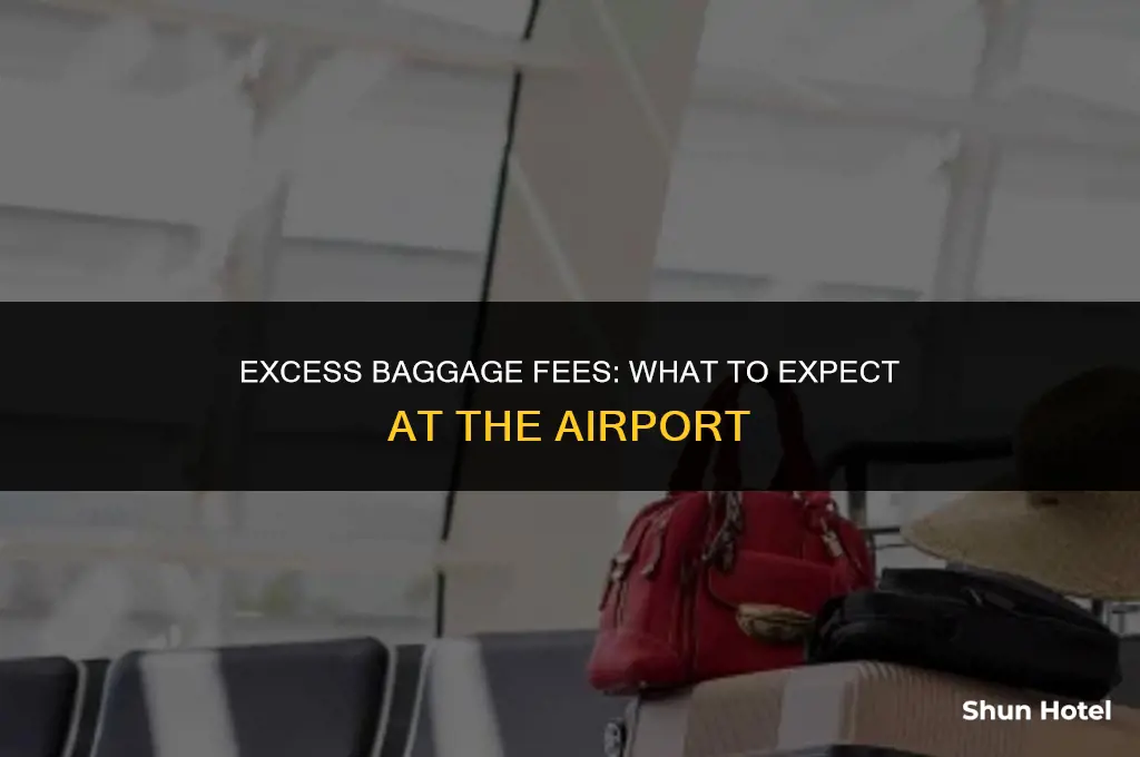 how much does the airport charge for overweight baggage