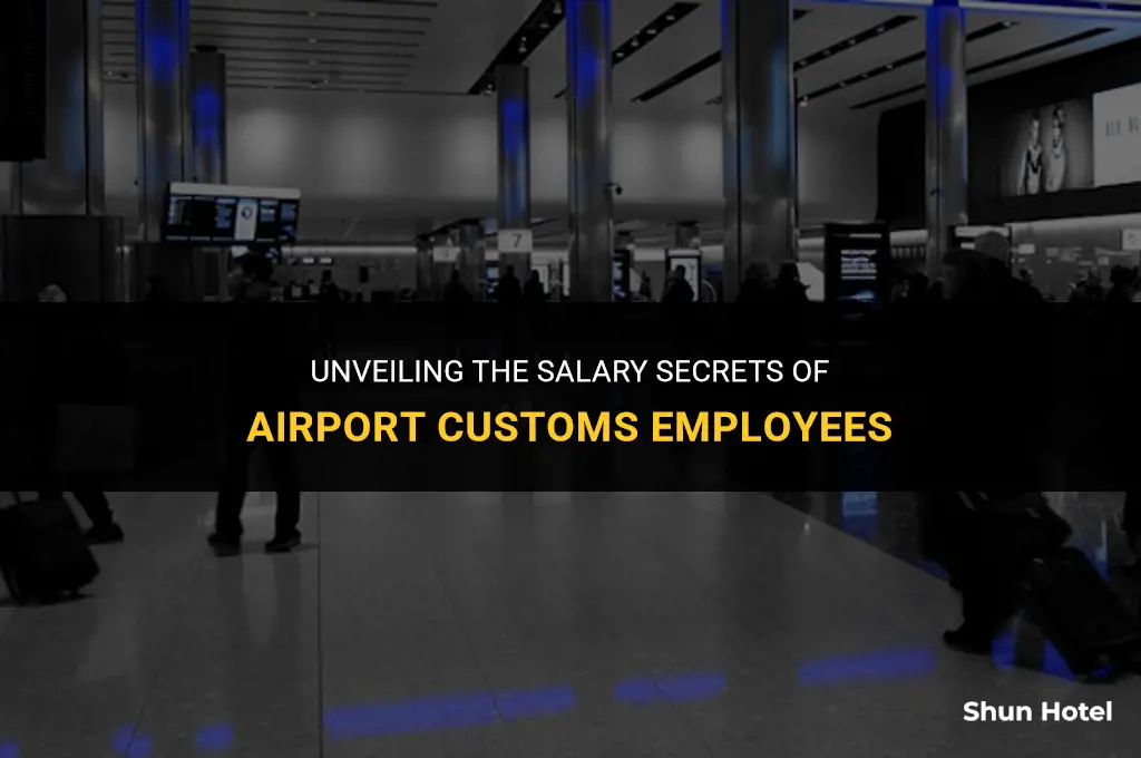 how much does the average airport customs employee make