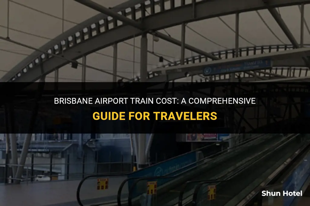 how much does the brisbane airport train cost