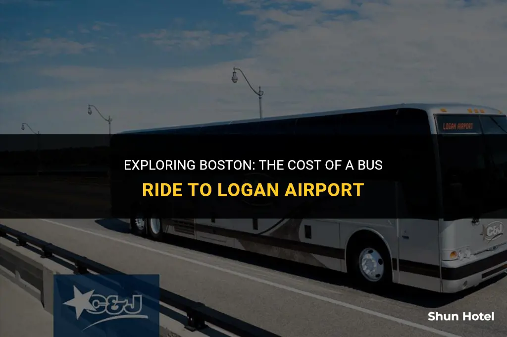 how much does the bus to logan airport cost