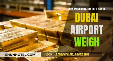 Unveiling the Weight of Dubai Airport's Gold Bar: A Comprehensive Guide