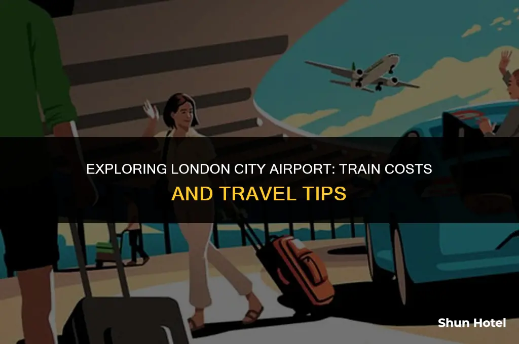 how much does the train at london city airport cost