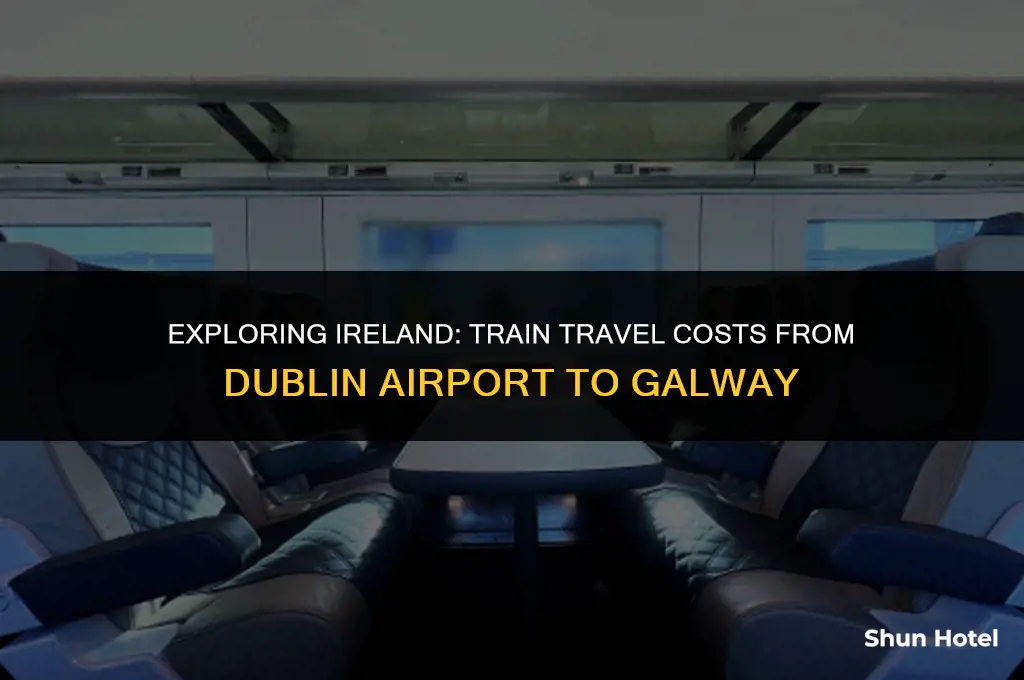 how much does train from dublin airport to galway cost