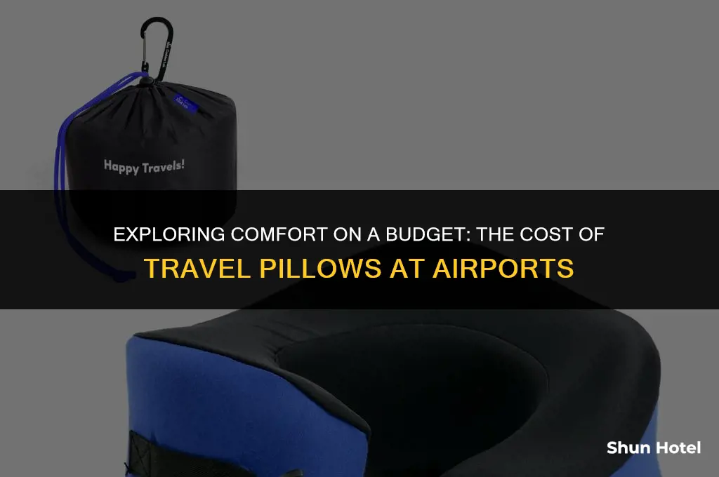how much does travel pillows cost in airport