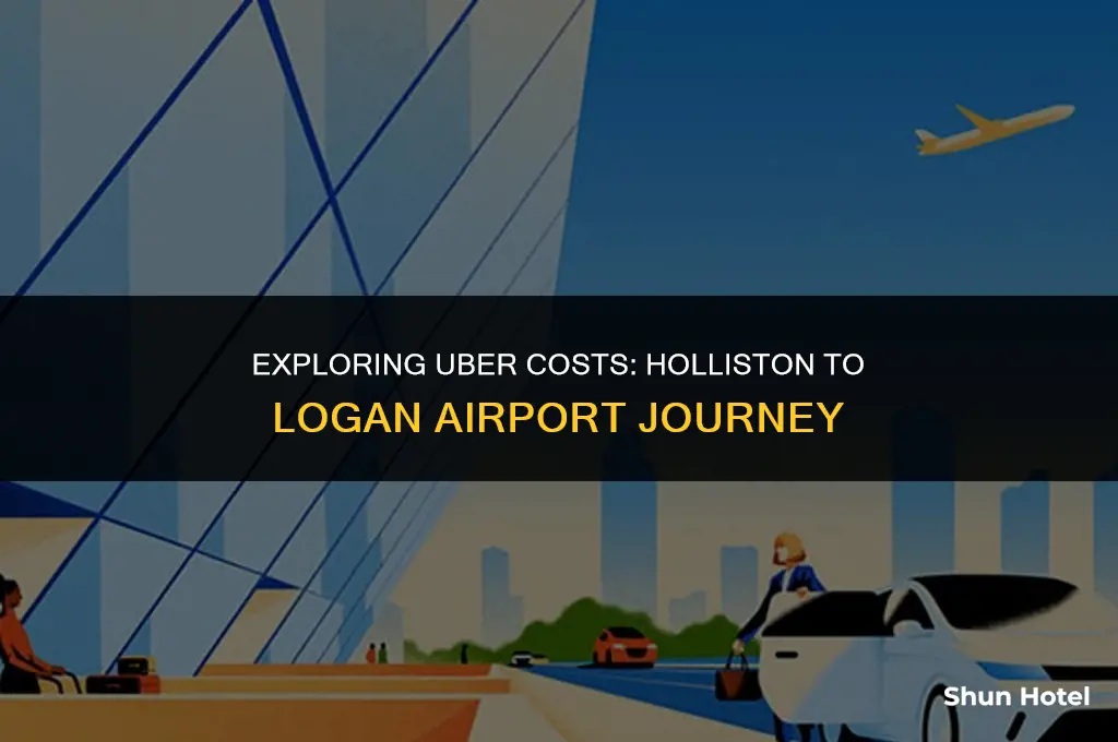 how much does uber cost from holliston to logan airport