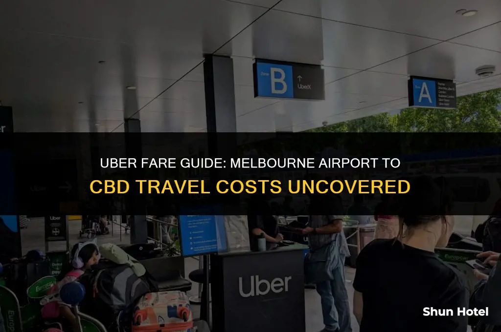 how much does uber cost from melbourne airport to cbd