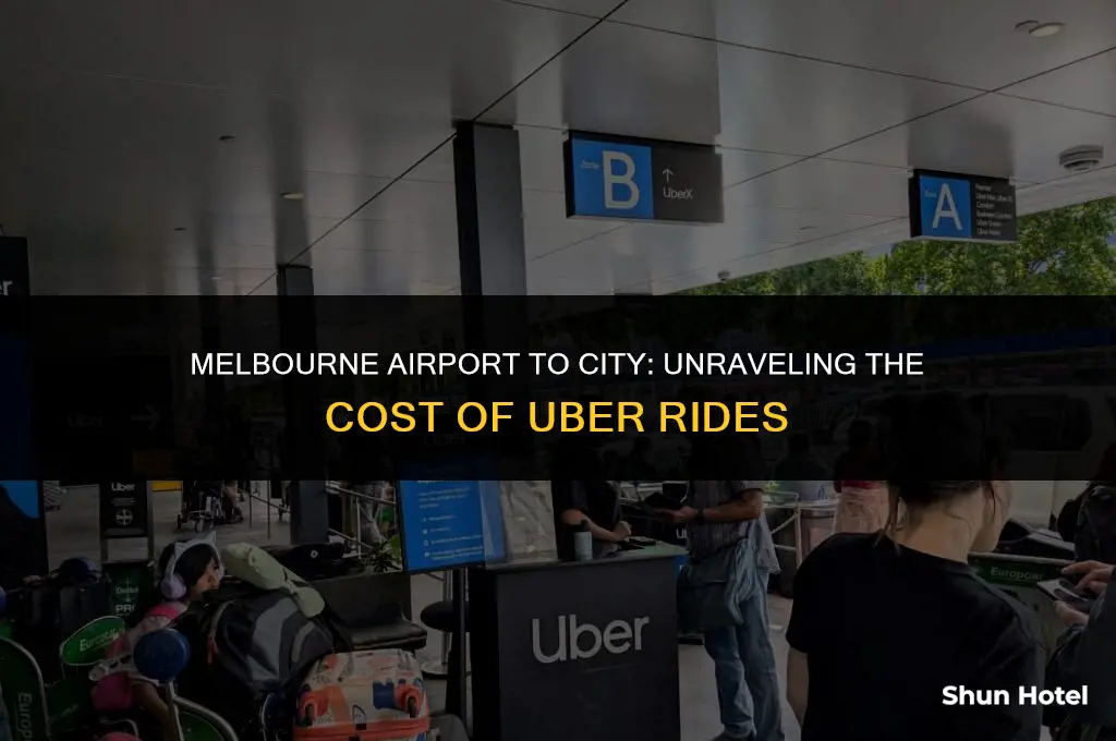 how much does uber cost from melbourne airport to city