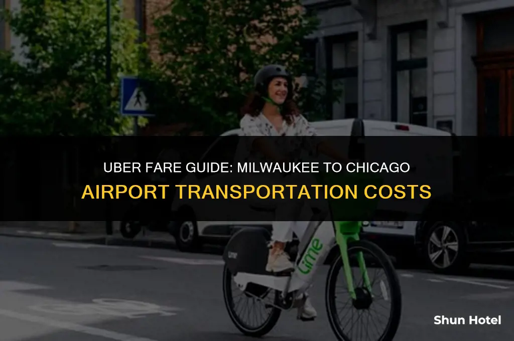 how much does uber cost from milwaukee to chicago airport