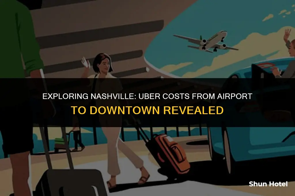 how much does uber cost from nashville airport to downtown