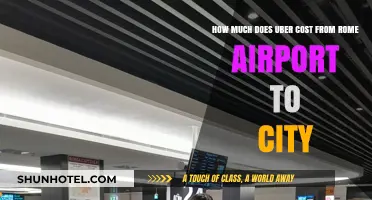 Exploring Rome: Uber Costs from Airport to City Center