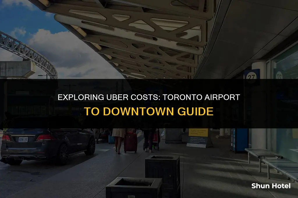 how much does uber cost from toronto airport to downtown