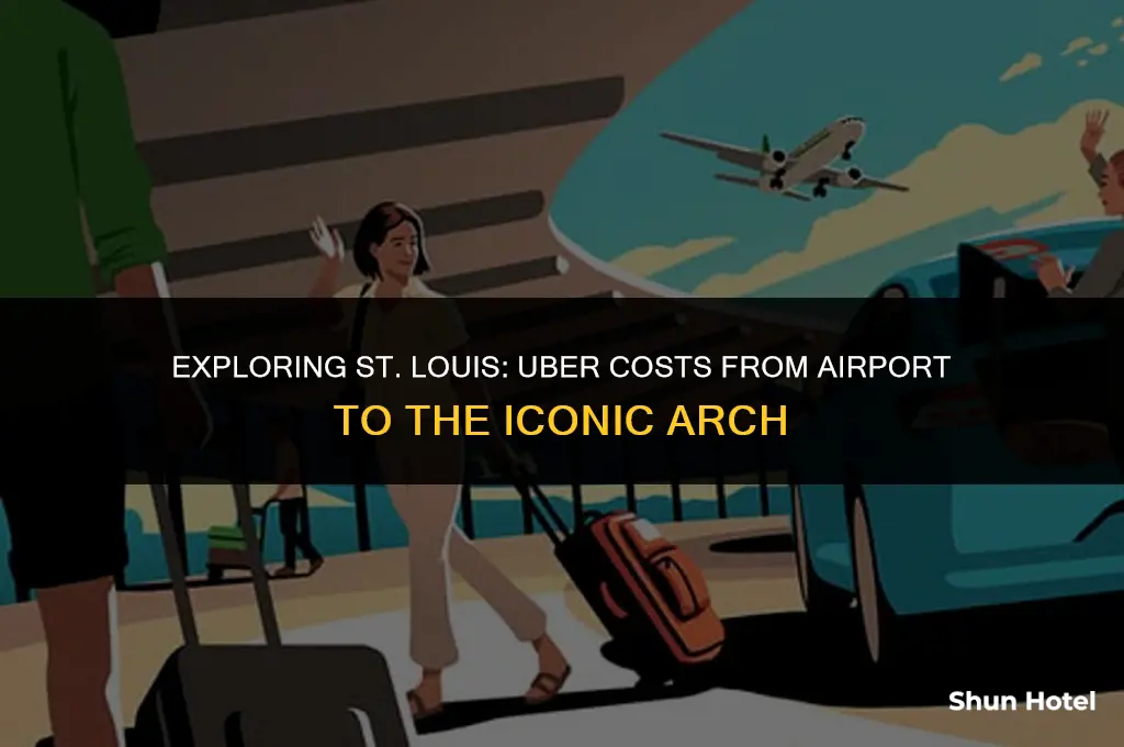 how much does uber cost st louis airport to arch