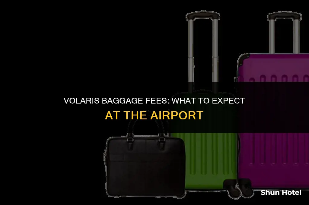 how much does volaris charge for baggage at airport