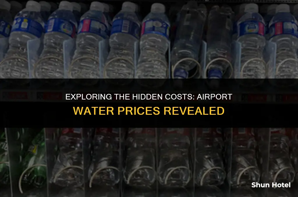how much does water cost at airport