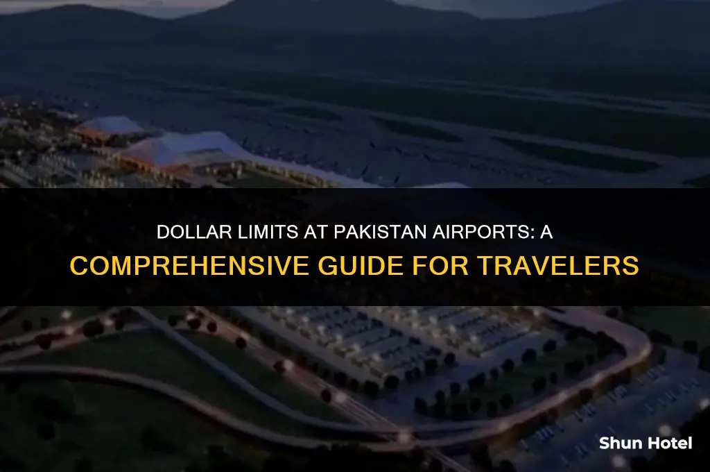 how much dollar allowed in airport pakistan