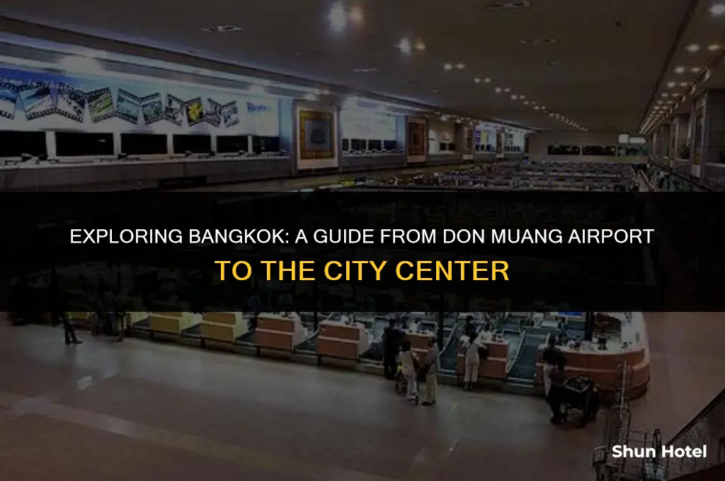 how much don muang airport to bangkok