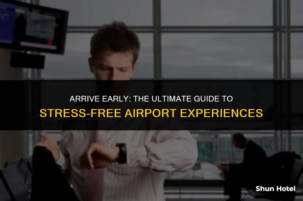 how much earlier at airport
