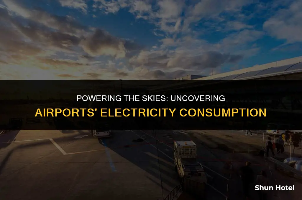 how much electricity do airports use