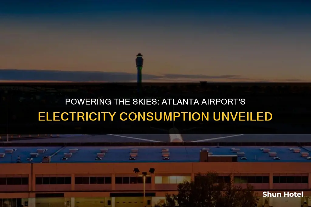 how much electricity does the atlanta airport use