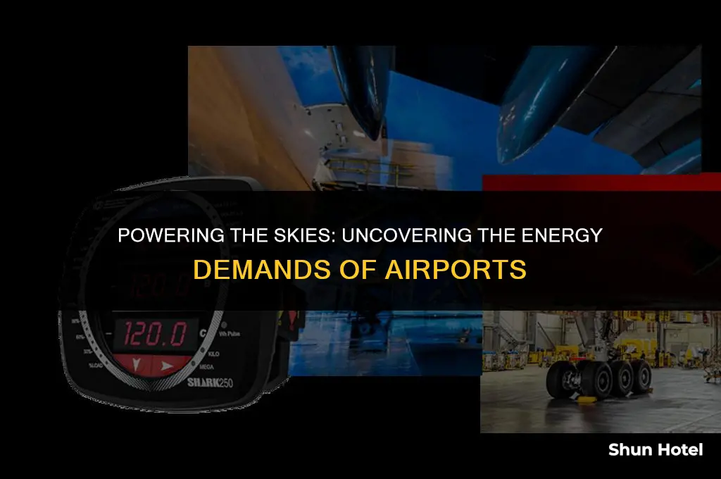 how much energy do airports use