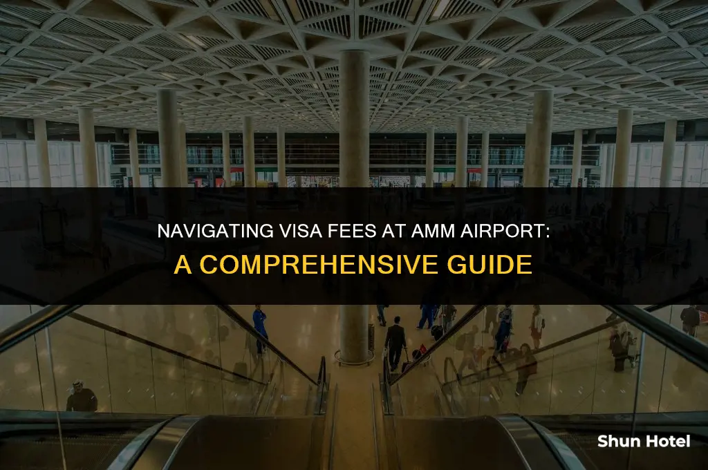 how much fee for visa in amm airport