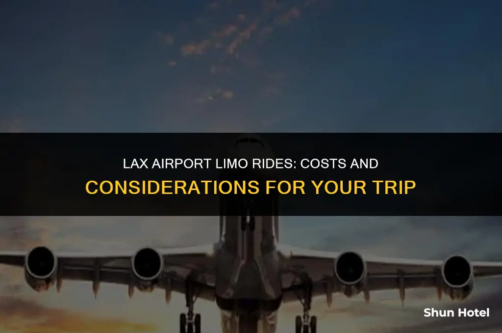 how much for a limo ride from lax airport