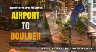 Denver Airport to Boulder: Lyft Ride Cost Breakdown