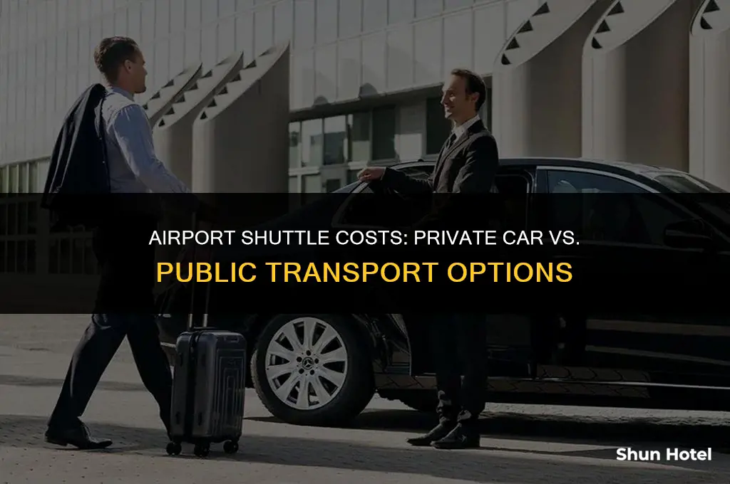 how much for a private car to and from airport
