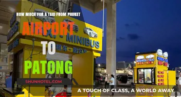 Phuket Airport to Patong: Taxi Fare Guide for Travelers
