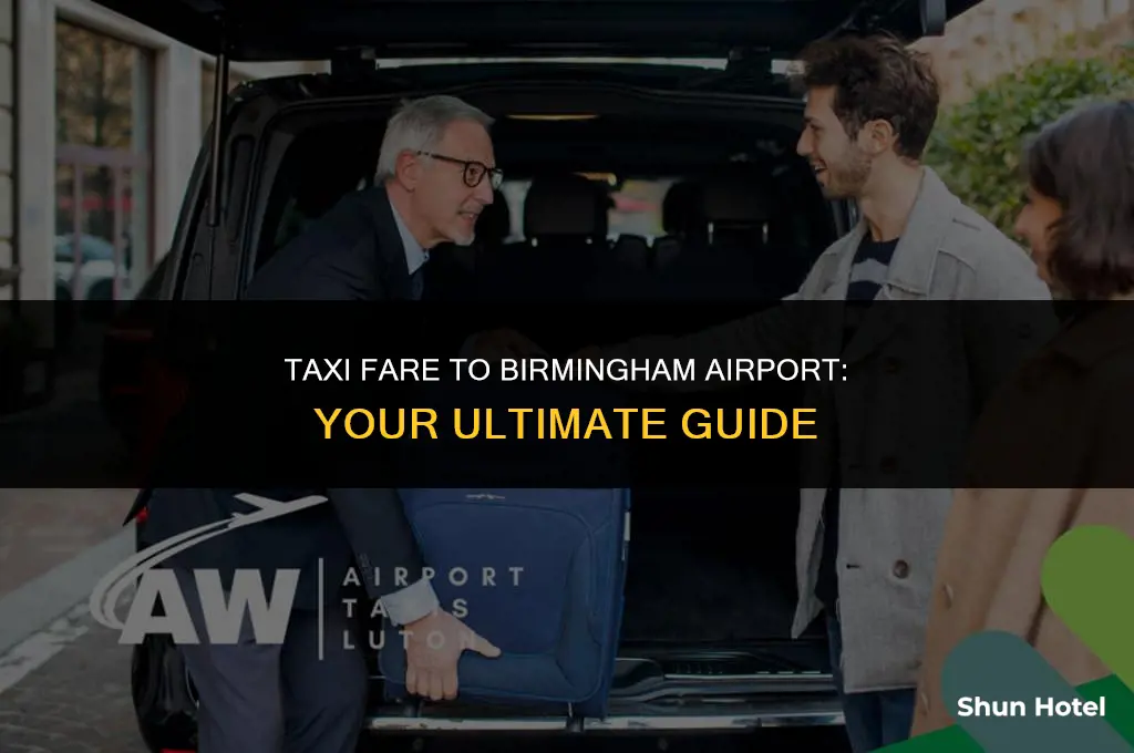 how much for a taxi to birmingham airport