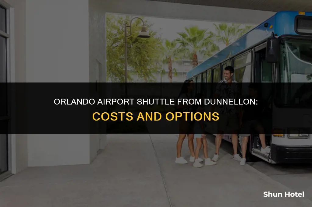 how much for airport shuttle to orlando from dunnellon