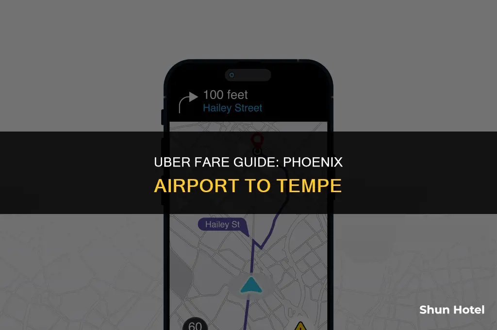how much for an uber from phoenix airport to tempe