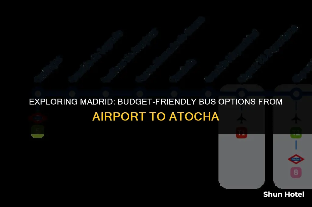 how much for bus from airport to atocha