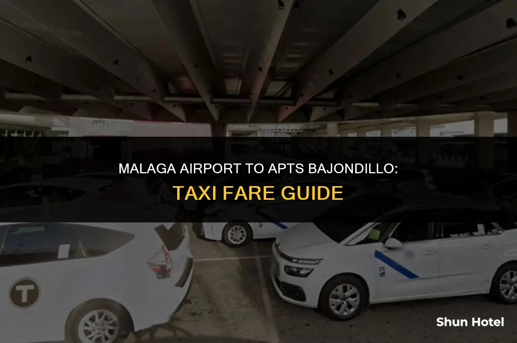 how much for cab from malaga airport to apts bajondillo