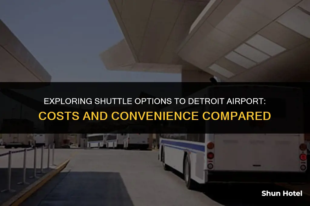how much for detroit airport shuttle