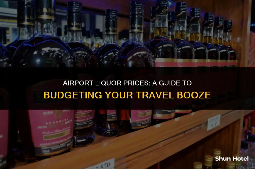 how much for liqor at the airport