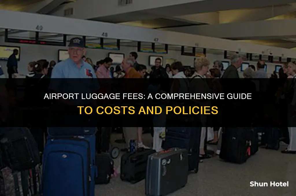 how much for luggage at airport