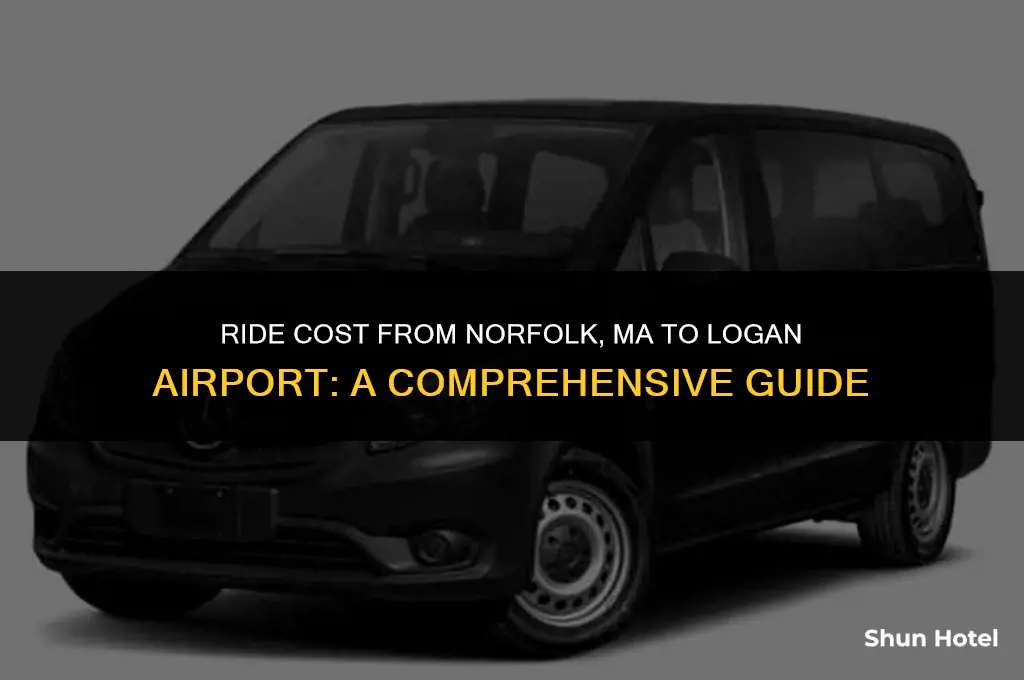 how much for lyft from norfolk ma to logan airport