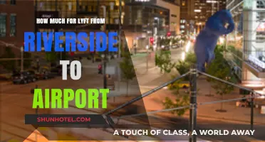 Exploring Transportation Costs: Lyft's Riverside to Airport Fare Breakdown