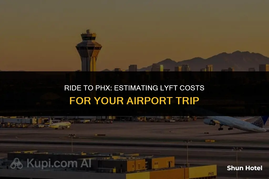 how much for lyft to phx airport